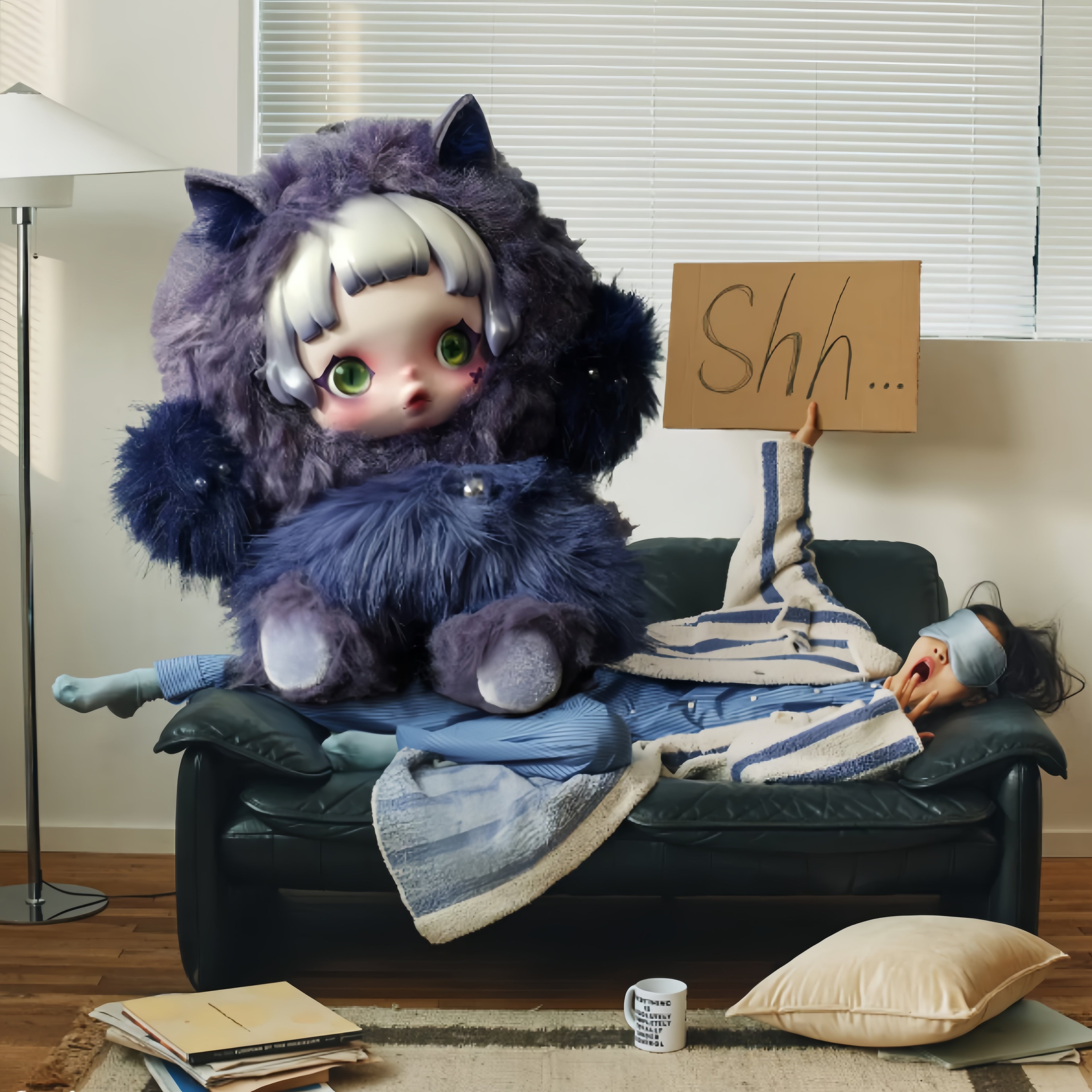 POP MART Θ SKULLPANDA You Found Me! Sleepless Theater Series Plush Doll Pendant Blind Box Gift