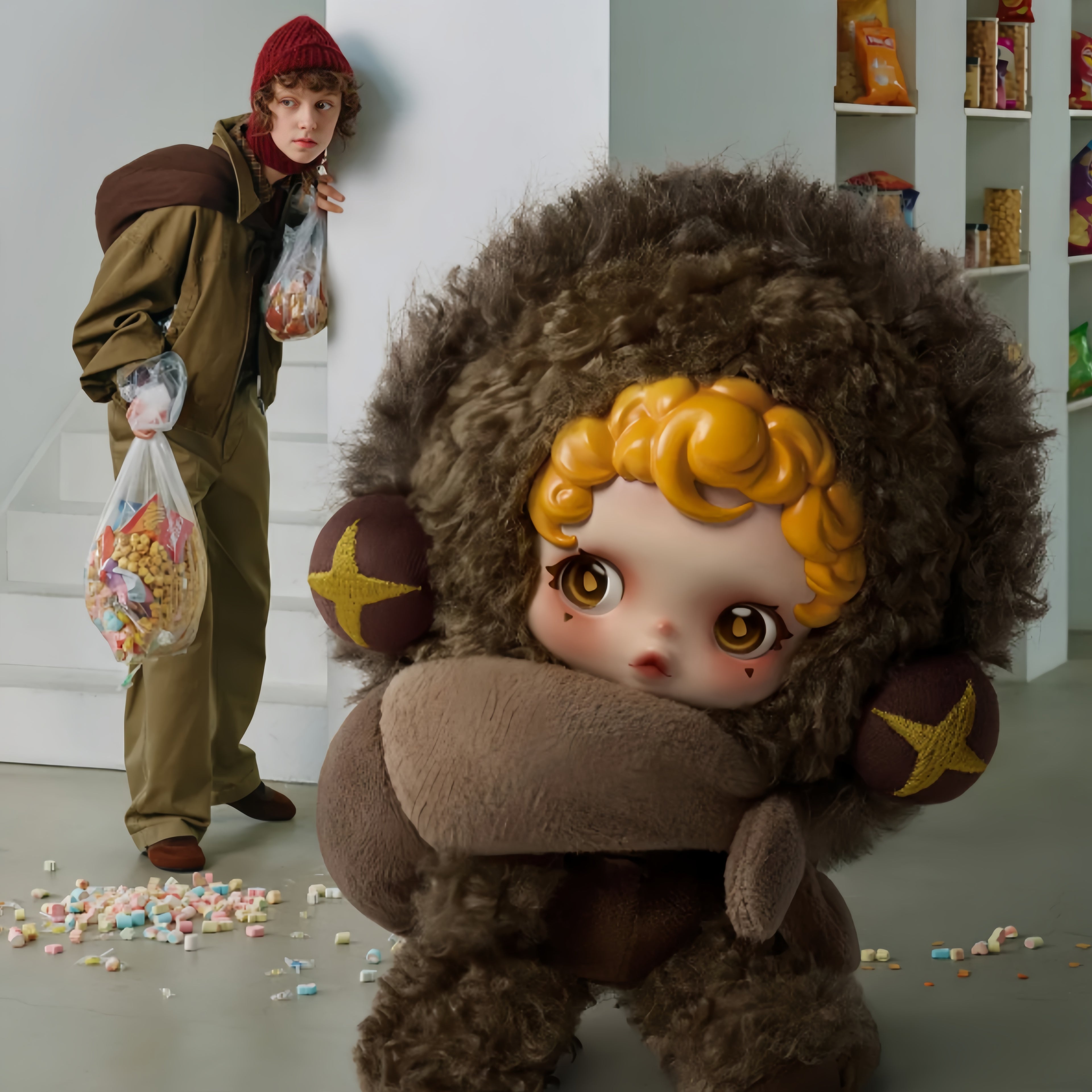 POP MART Θ SKULLPANDA You Found Me! Sleepless Theater Series Plush Doll Pendant Blind Box Gift