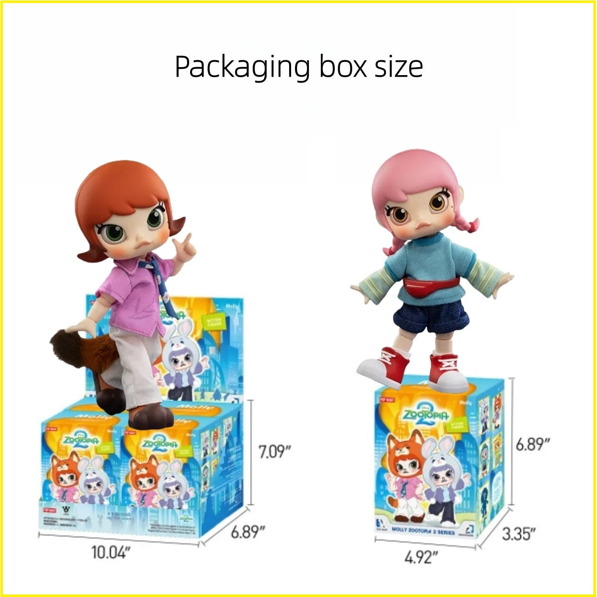 [Official] POP MART Molly Zootopia 2 Series 1/12 Action Figure Blind Box Random Style Collectible Toy