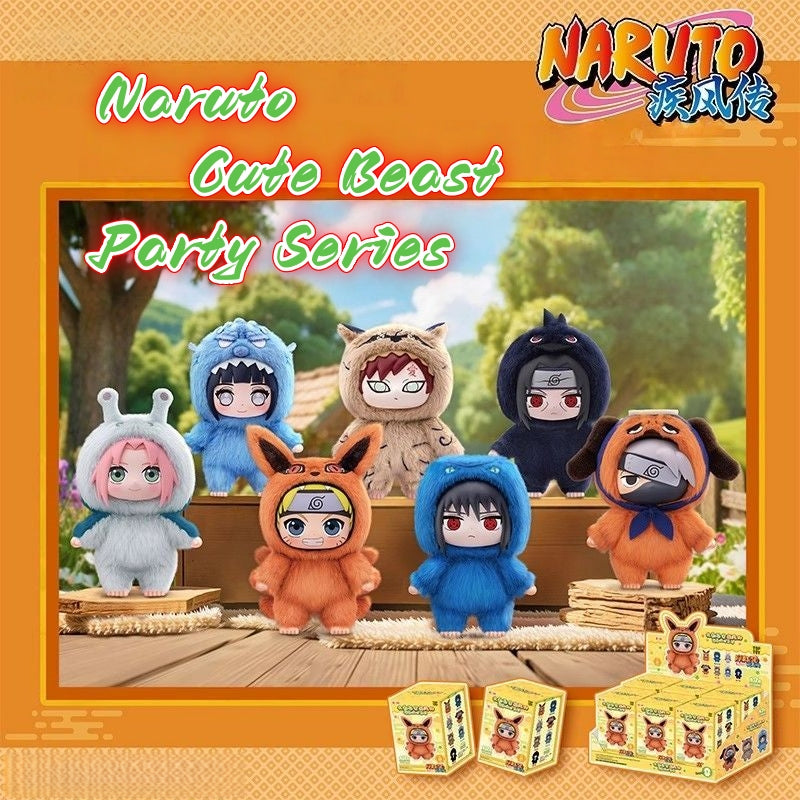 Authentic Naruto Cute Beast Party Series Blind Box Doll Gifts 2025 Hot Selling