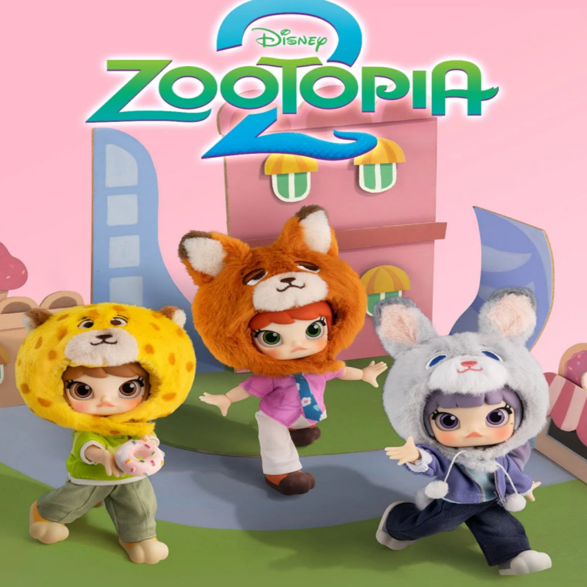 [Official] POP MART Molly Zootopia 2 Series 1/12 Action Figure Blind Box Random Style Collectible Toy