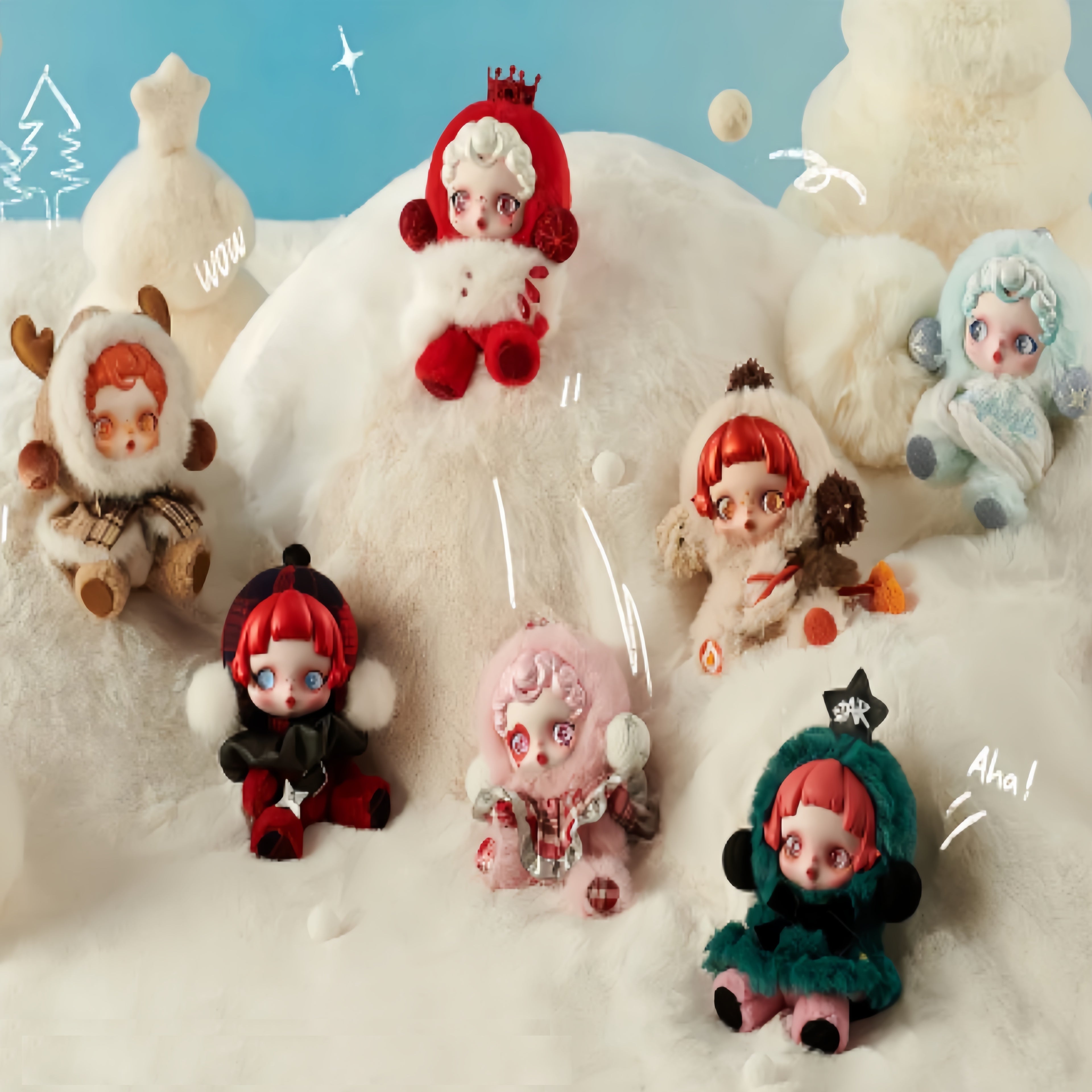 POP MART SKULLPANDA Winter Sonata Series Vinyl Plush Blind Box Gift