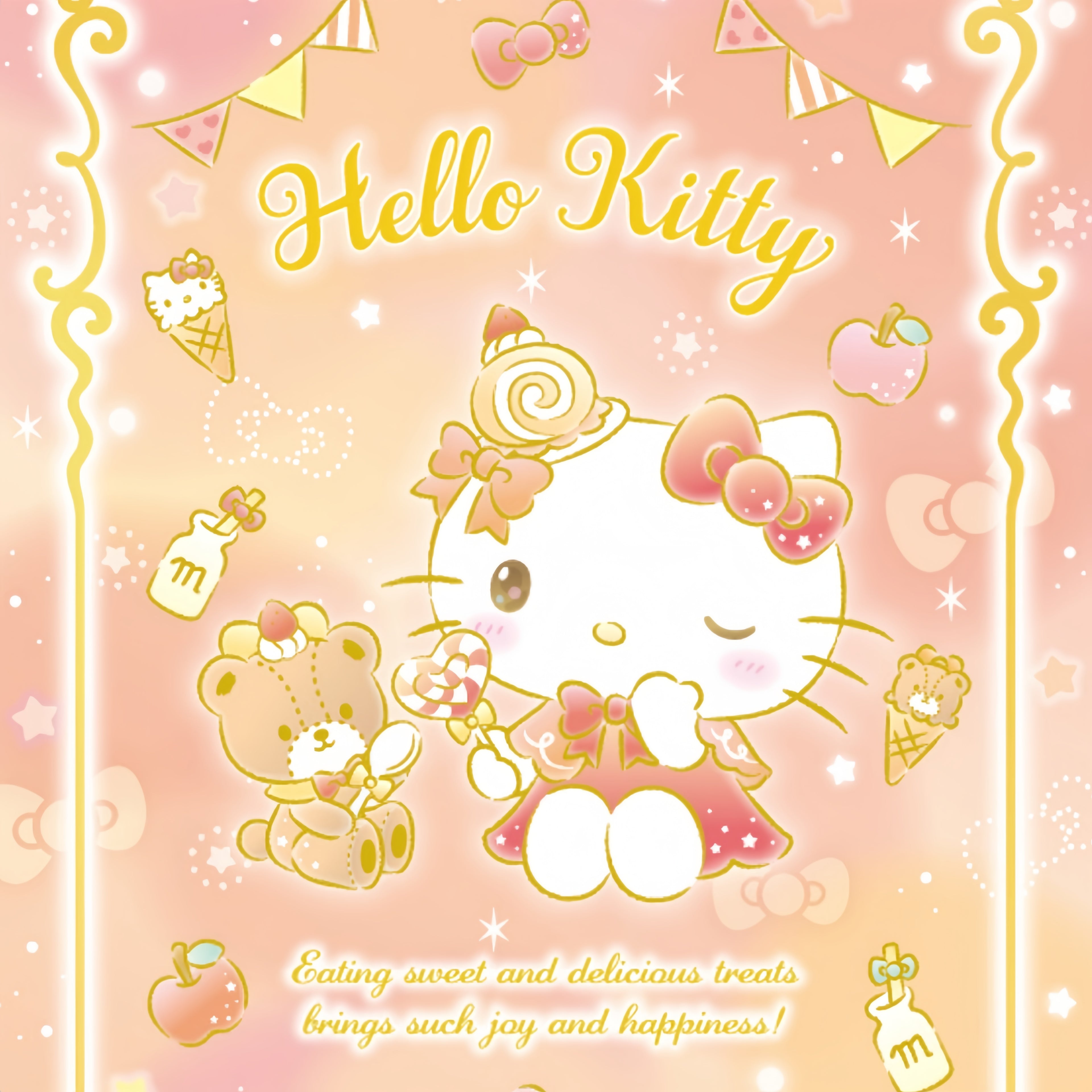 Co branded Kitty plush bag pendant keychain doll figurine