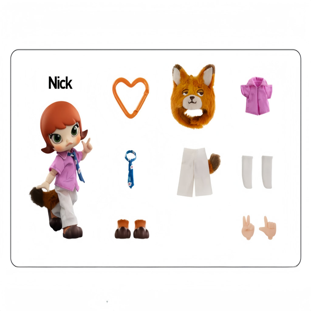 [Official] POP MART Molly Zootopia 2 Series 1/12 Action Figure Blind Box Random Style Collectible Toy