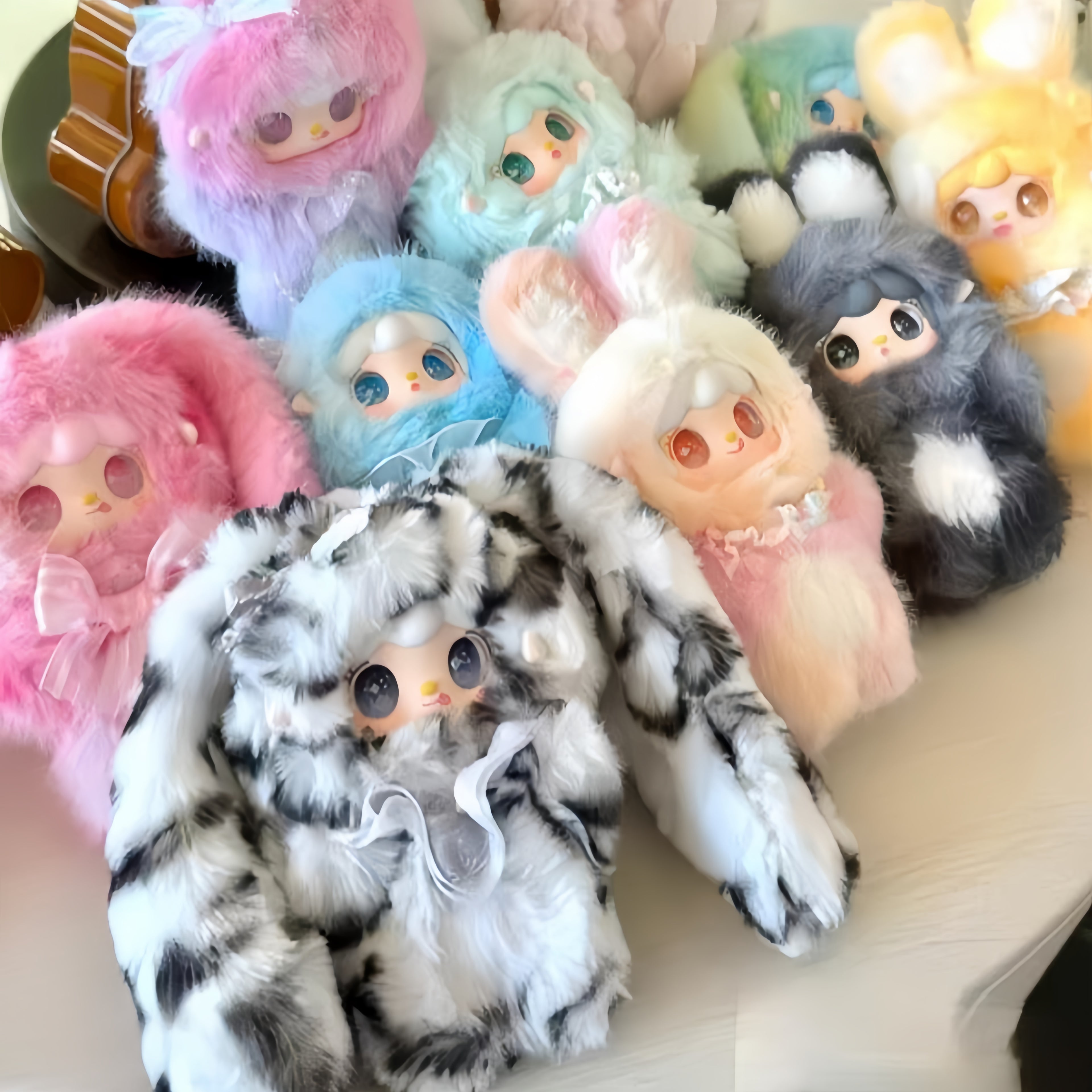 Yooki Oxygen Jump Little Rabbit Series Plush Doll Trendy Handmade
