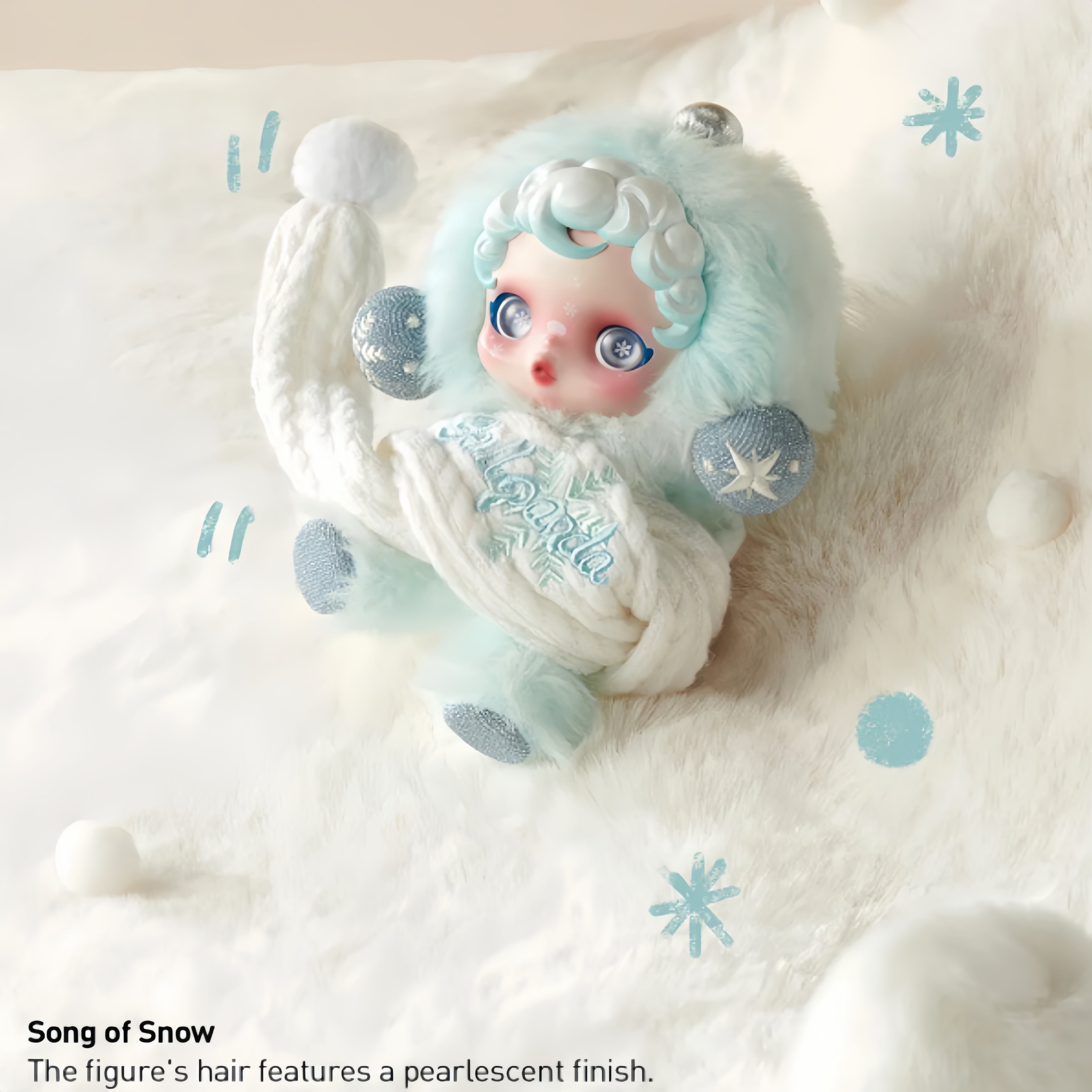 POP MART SKULLPANDA Winter Sonata Series Vinyl Plush Blind Box Gift