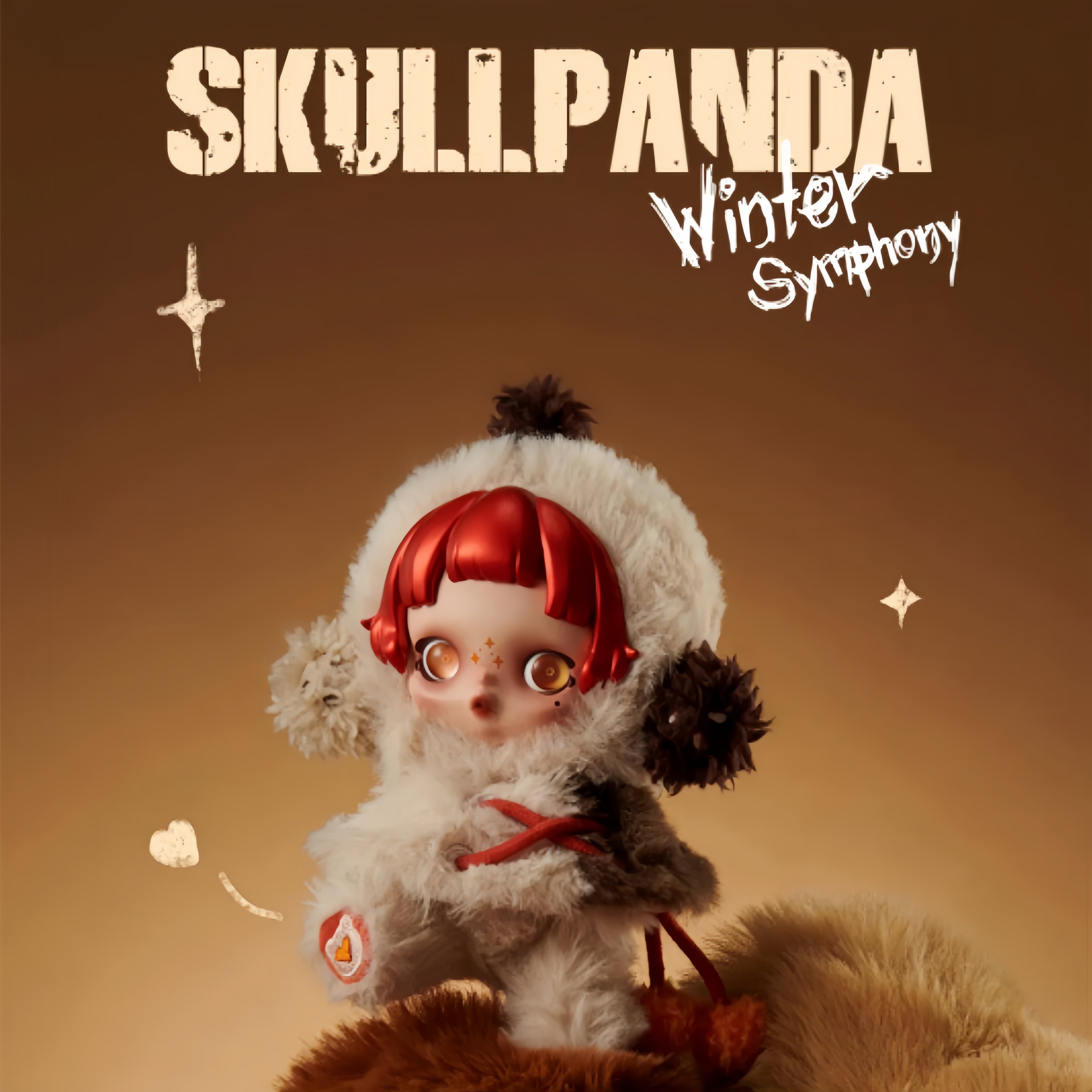 POP MART SKULLPANDA Winter Sonata Series Vinyl Plush Blind Box Gift